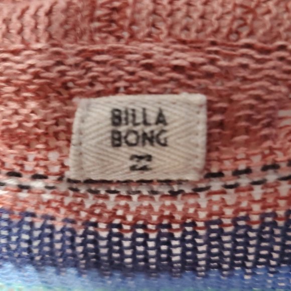 Billabong Outside The Lines Stripe Cardigan Sweater, S - Picture 5 of 6